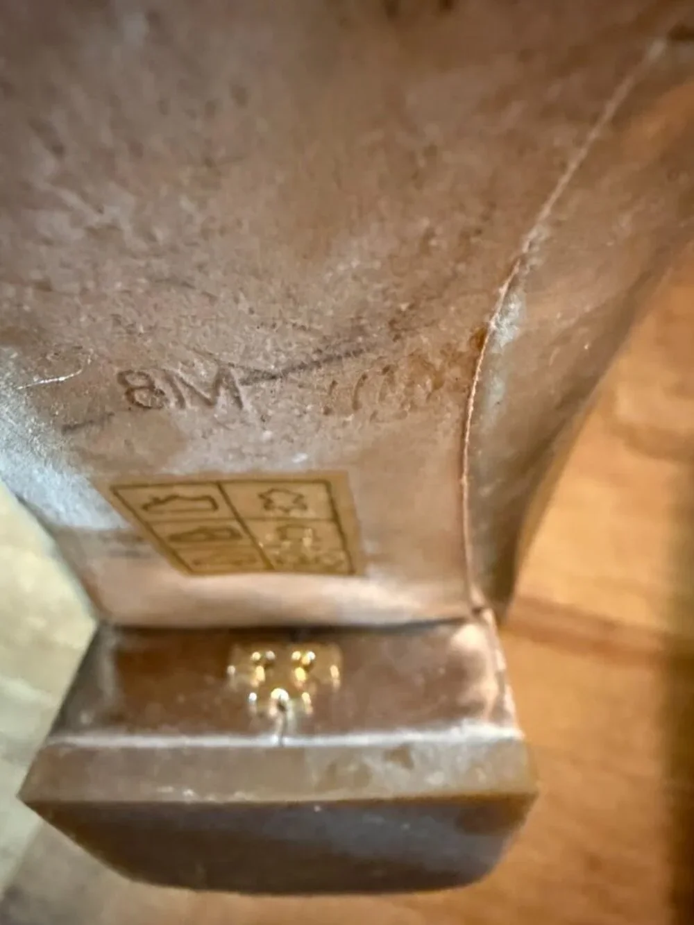 Authentic Rare Tory Burch Gigi Dress Mirror Metallic Pump Size 8 Shoes